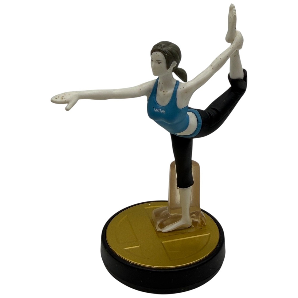Nintendo Wii Fit Trainer Amiibo Figure NVL-001 Yoga Pose‎ Tested Pre-owned